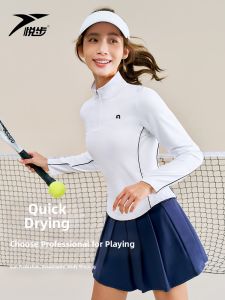 YUEBU | Womens Sports Set for Tennis Badminton Running Fitness Training Long Sleeve