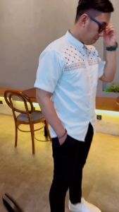 Koko Bordir Pria Dewasa Lengan Pendek Baju Koko Motif Jasuke Terbaru Nyaman Dipakai