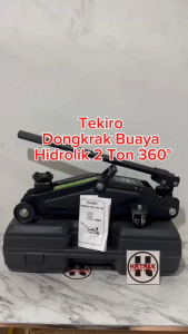 Dongkrak Buaya 2 Ton PUTAR 360 Derajat + Koper / Hydraulic Rotary Floor Jack TEKIRO AU-FJ0995