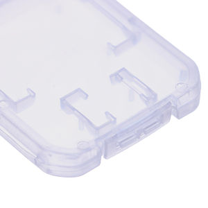 10pcs Protection Holder Transparent Memory Card Storage Boxes Clear Plastic Memory Card Case Stick Micro TF Card Storage Box