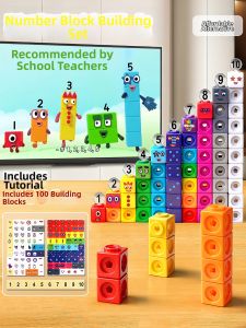 MINGZHUO | Educational Number Blocks for Children Large Particles