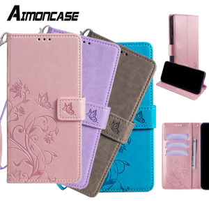Fashion Wallet Phone Case for Samsung Galaxy M15 M34 M14 M13 M22 M12 M11 M31S M31 Prime Butterfly Motifs Flip Cover Leather Case