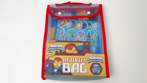 Marvel Iron Man Activity Bag 1 Poster 24 Jigsaw Puzzles & 50+ Stickers