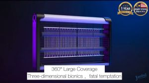 Mosquito Uv Trap Killer Electric Shock Fly Killer Pest Insert Penghapus Perangkap Nyamuk Ubat Lalat Serangga