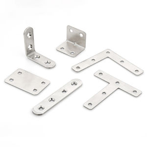 Universal Stainless Steel Furniture Angle Bracket: Corner Connector for Wood Furniture Fastener for Cabinet/Screen/Bracket