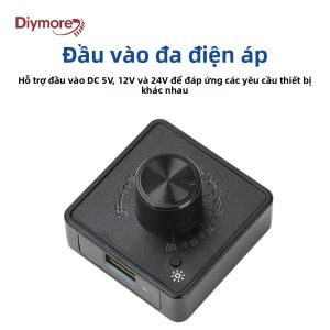 Mô-đun Điều Khiển Tốc Độ Quạt PWM Cho Quạt Làm Mát Sạc Nhanh PD QC 4 Dây Loại C DC 24V 12V 5V