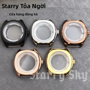 Vỏ Đồng Hồ Mặt Kính Sapphire 39mm Thép Không Gỉ Tương Thích Với Máy Tự Động NH35 ETA PT5000 Miyota8215 Mingzhu2813