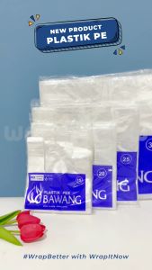 (3 Pack) Tas Plastik Bening Plastik Murah Plastik Premium Plastik Kekinian Plastik Elastis tebal