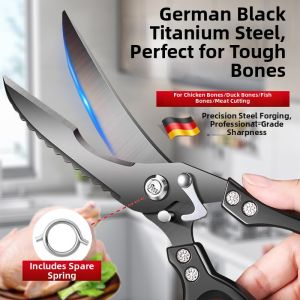 KUWUBIANJING | Heavy Duty Multifunctional Kitchen Scissors