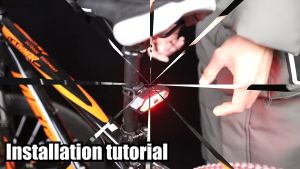 Bộ đèn xin nhan xe đạp không dây sạc usb