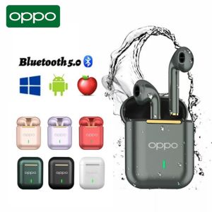 ♥100%Original Product+FREE Shipping♥OPPO J18 True Wireless Earphone Noise Cancelling Headphone HiFI Stereo Game Waterproof Headset with Mic TWS in Ear Earbuds