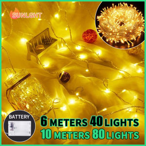 10M 80LED Fairy String Lights USB/Battery Christmas Wedding Party Garden Decor Tent Lights