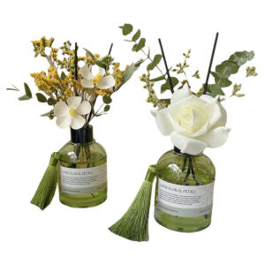 Fire-Free Aromatherapy Dried Flower Ornaments For Home Indoor Bedroom Lasting Fragrance Jasmine White Tea Osmanthus Classy Fragrance Essential Oil