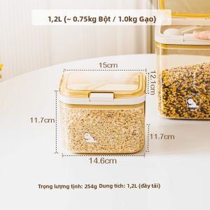 SHUEHO | Hộp Lưu Trữ Kín Khí Thực Phẩm