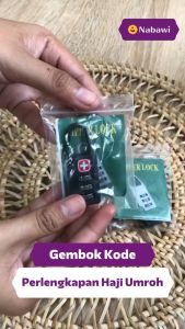 Gembok Kode Password Angka Untuk Koper/Ransel/Tas Logo Swiss Zipper Lock Perlengkapan Haji dan Umroh