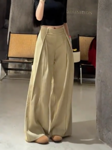 MANMI | Casual Loose Wide Leg Trousers