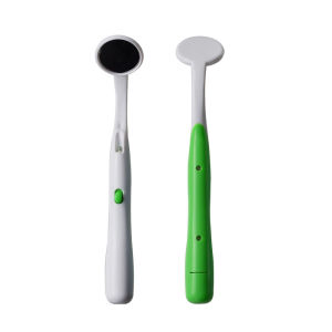 PIORPOY Dentistry Material LED Light Super Bright Mouth Mirror Dentist Oral Super Bright Anti-fog Mouth Mirror Tooth Exam Tool