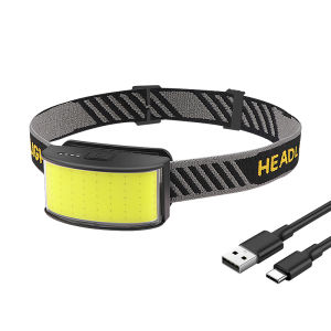 2025 Powerful Fishing Headlamp White/Red Light Rechargeable Head Flashlight Strong Light Front Light Camping Portable Headlight