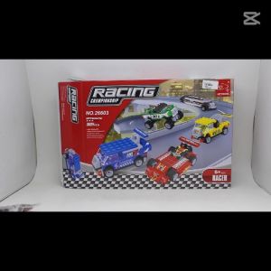 KEYIXING 321Pcs Racing Championship Bricks (16107) Raion Educational Building Blocks
