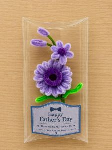 Handmade Pipe Cleaner Sunflower Flower - Best Fathers Day Gift for Dad Cute Boxed Floral Keepsake