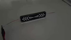 1pcs Led Evil Eye Module Demon Eye Strobe Warning Light Car Flashing  RGB white blue with indicator light