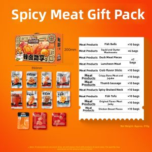 Three Squirrels | Halal Meat Snack Box Spicy