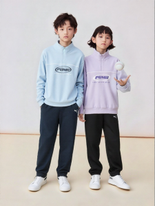 PUMA | Autumn Long Sleeve Kids Sportswear Set Half Zip Turtleneck