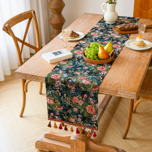 Joyful| Rustic Country Style Floral Table Runner
