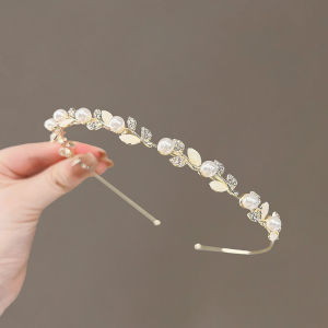 RUIQIU | Gentle Style Pearls and Rhinestones Headband