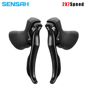 GOLDIX | SENSAH Road Bike Shifters 2x7 2x8 2x9 Speed Brake Lever 16/18/20 Speed Bicycle Derailleur For Shiman* Sora Tiagra Claris