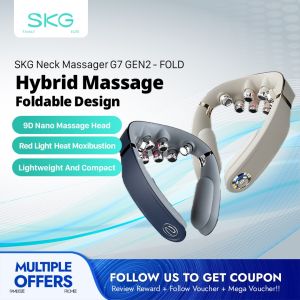 SKG Neck Massager G7 GEN2 - FOLD Physical Massage｜Warm Compress｜Hot Moxibustion
