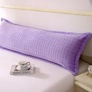 ปลอกหมอนยาวพิเศษ หนาขึ้น มิลค์ เวลเวท คอรัล ผ้าขนแกะ ขนาด 18 ม ปลอกหมอนผู้ใหญ่ 15 ม ปลอกหมอนนุ่มฟู 12 ม อุปกรณ์เครื่องนอน