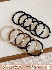 ยางยืดผูกผมสำหรับผู้หญิง ยางยืดแบบหนา ยางยืดที่มีความยืดหยุ่นสูงและทนทาน ไม่ทำให้ผมเสีย ไม่ทำให้ผมแห้ง เครื่องประดับผม