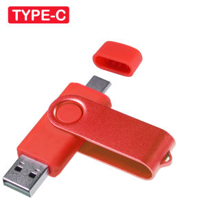 Jaster | TYPE-C 2-in1U Drive 128GB Memory Stick red 64GB Pen Drive 32GB 16GB 8GB 4GB USB drive Suitable for Mobile Phones and Tablets