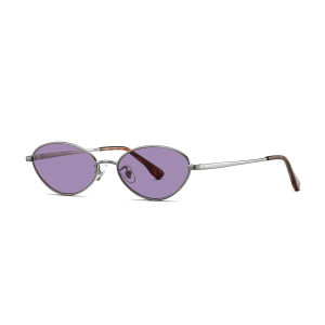 Evil Pet | Oval Vintage Metal Cat Eye UV Protection Sunglasses