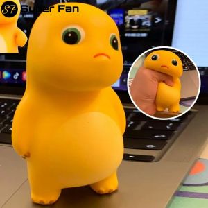（Super Fan) tress Relief Dinosaur Toy Elastic Peach Squeeze Decompression Toy Cute Girly Yellow Toy Decompression Toys ChildrenS Tricky Toys Home Decoration