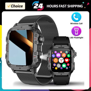 2025 New For Xiaomi Military Smart Watch Men IP67 3ATM Outdoor Sports Fitness Tracker Health Monitor 1.44Inch BT Call Smartwatch