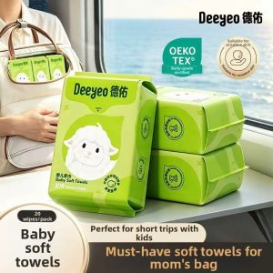 DEYOU | Travel-friendly Disposable Baby Face Wipes Large and Thick