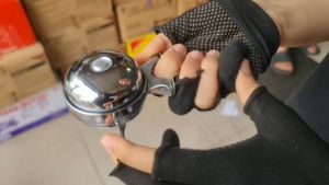 Chuông xe đạp/ Chuông quay kim loại hai mặt âm thanh to phong cách cổ điển