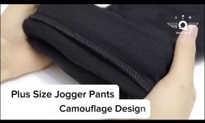 Plus Size Jogging Pants For Men Breathable Sports Pants Striped Camouflage Jogger Workwear  Pants