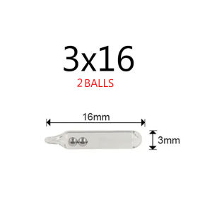 50pieces 3mm 4mm 5mm Rattle ball Fishing glass shake ball for soft lure worm bait fishing tackle accessory