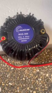 MUSICER MUS-300 300W RMS 8ohms Titanium Compression Driver Unit Tweeter With Capacitor