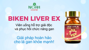 Biken Liver EX - Viên uống hỗ trợ giải độc và phục hồi chức năng gan Nhật Bản