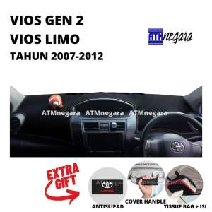 Aksesoris Premium Cover Dashboard VIOS GEN 2 Alas Pelindung Dasbor Mobil