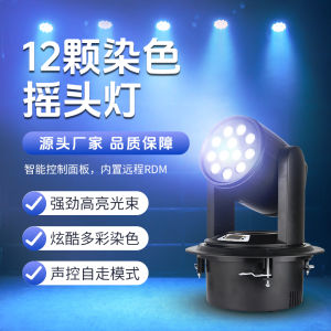 12Pcs 100W Color Changing Led Wedding Nightclub Full Color Stage Lighting Party Hall Bar Clear Sound Hifi Accessories