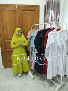 Gamis Anak Perempuan set jilbab