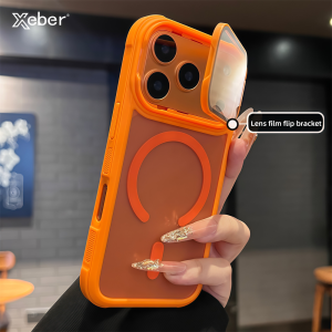 Translucent Frosted Acrylic Holder For Magsafe Magnetic Phone Case For iPhone 17 16 15 14 13 12 Pro Max Plus Air Lens Film Cover