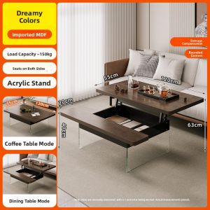 GUANYU | Foldable Creamy Style Coffee Table