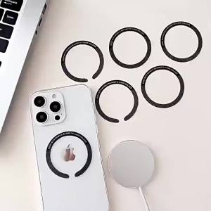 1PC/3PCS Stainless Steel Universal Magnetic Metal Plate Ring For Magsafe Wireless Charger Iron Sheet Sticker Car Phone Holder