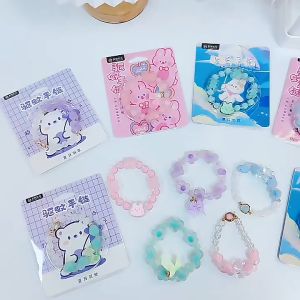 Vòng Tay Chống Muỗi Hạt Nhựa Trong Suốt Pastel Xinh Xắn – Tỏa Hương Tinh Dầu Dịu Nhẹ An Toàn Cho Bé